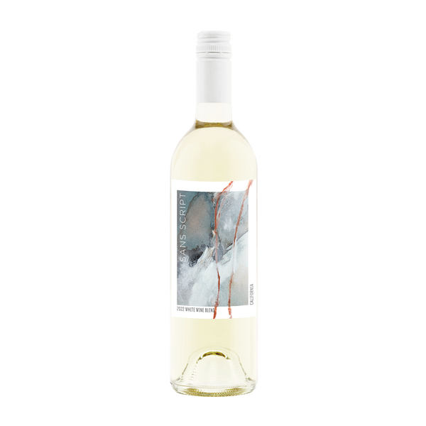 2022 Sans Script White Blend