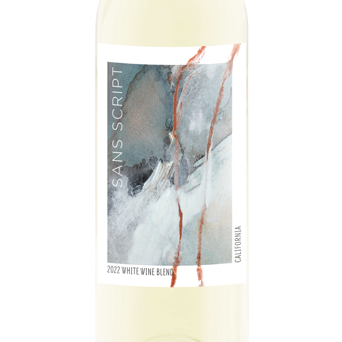 2022 Sans Script White Blend