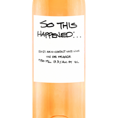 2021 So This Happened® Orange Wine